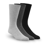 Denver Hayes Men's Casual Rib Socks  3 Pack