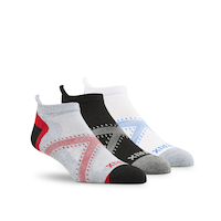 Chaussettes sport basses BOGO pour hommes, Matrix, paquet de 3 paires Front_Three_Fourths_Angled_Right
