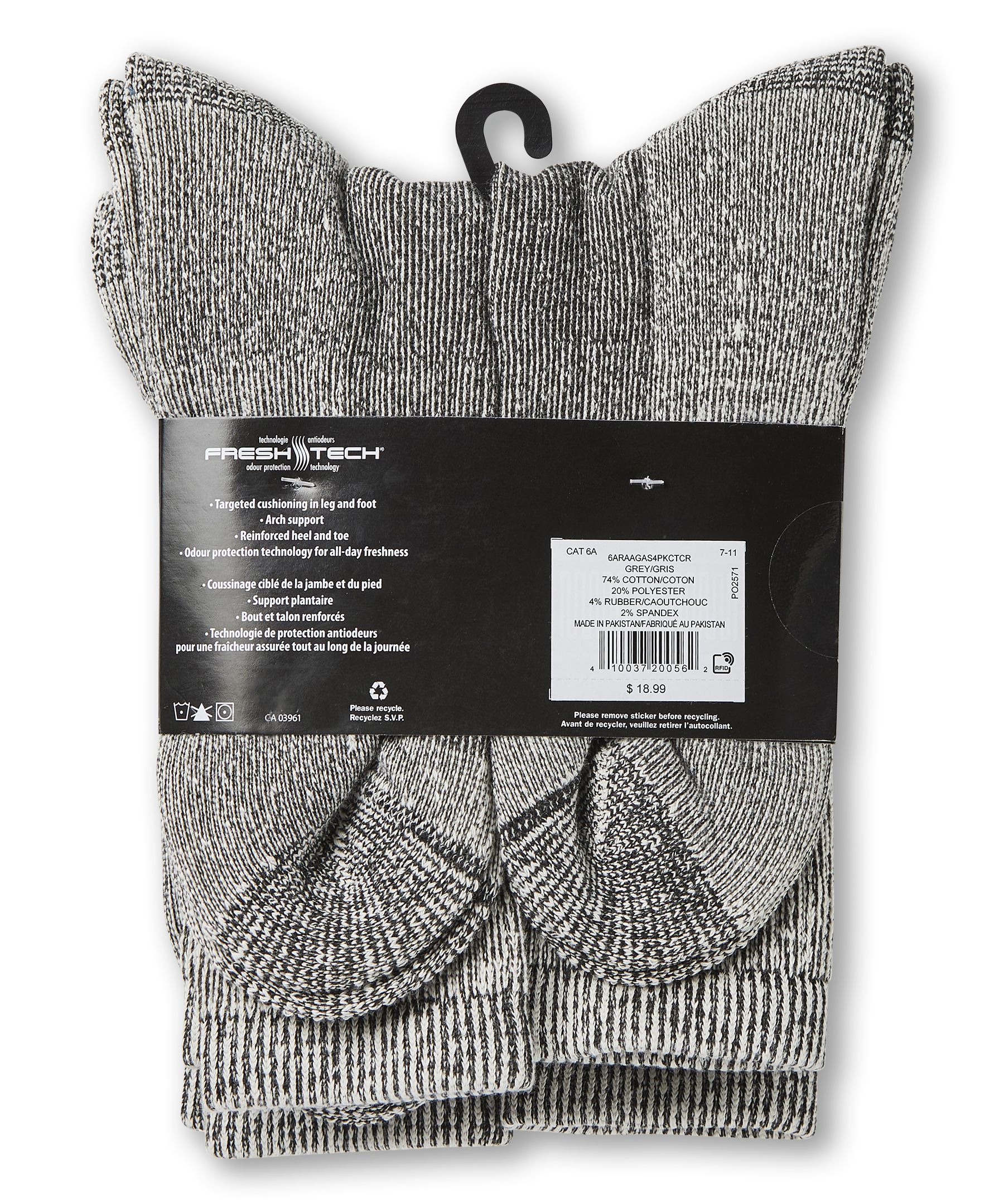 Chaussettes pour bottes de travail pour hommes, Aggressor, paquet de 4&nbsp;paires