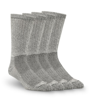 Aggressor Men's Boot Work Socks, 4 Pack