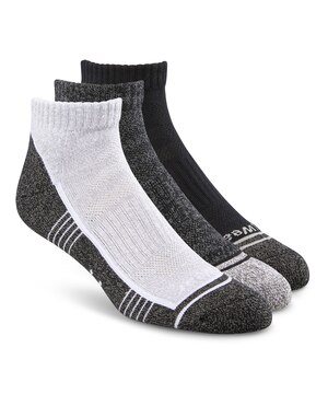 Chaussettes sport basses avec DRIWEAR pour hommes, Matrix, paquet de 3 paires