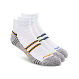 Chaussettes sport basses avec DRIWEAR pour hommes, Matrix, paquet de 3 paires Front_Three_Fourths_Angled_Right