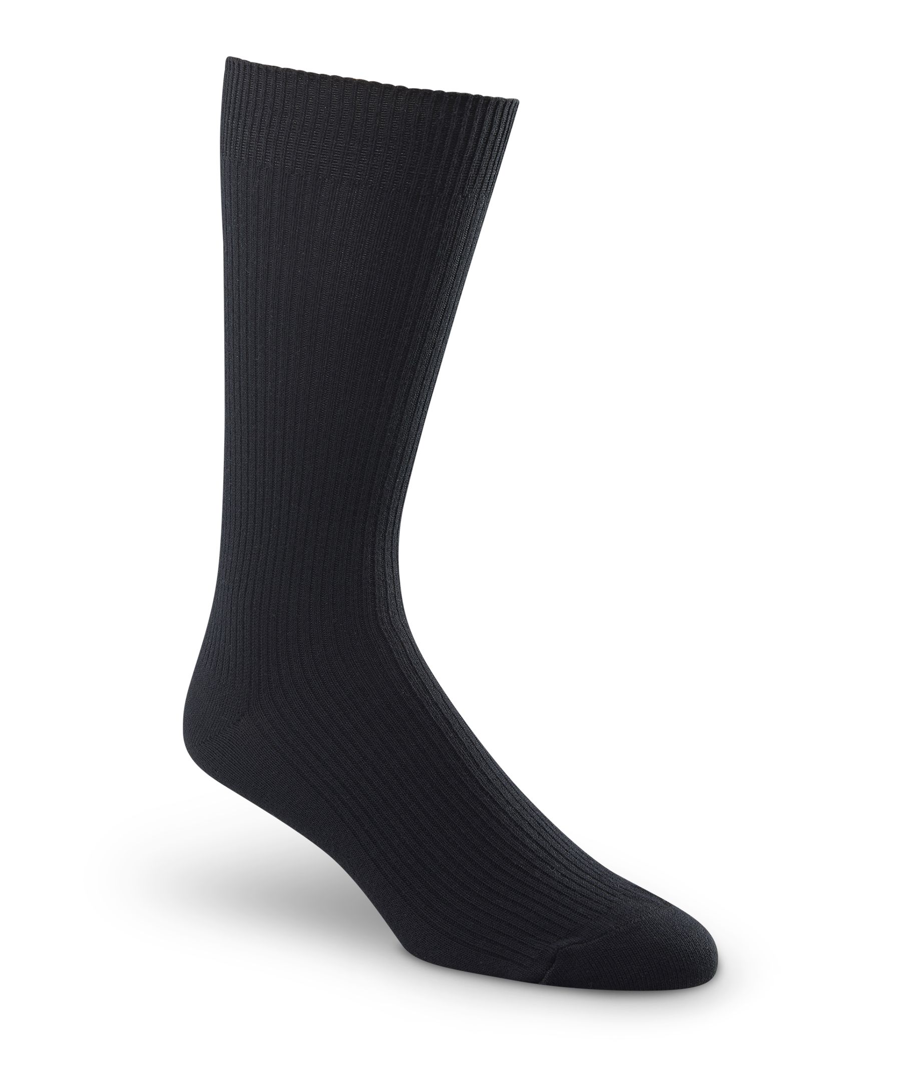 Denver Hayes Men's FRESHTECH® Casual Rib Crew Socks