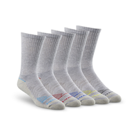 Copper Sole Men's 5 Pack Extreme Atheletic Crew Socks Front_Three_Fourths_Angled_Right