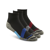 Copper Sole Men's 3 Pack Extreme Athletic Ankle Socks with Moisture Guard Front_Three_Fourths_Angled_Right