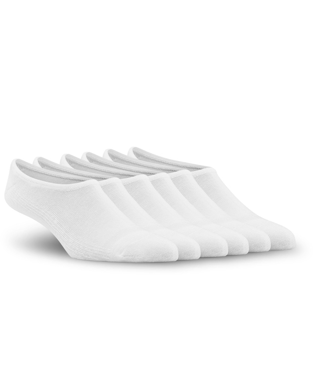 Converse Men's Ultra Low Hidden Liner Socks, 6 Pack Front_Three_Fourths_Angled_Right