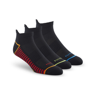 Chaussettes de sport basses à patte avec FreshTech pour hommes, Matrix, 3&nbsp;paires Front_Angled_Right