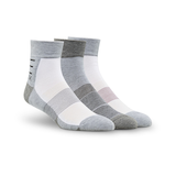 Matrix Men's BOGO Quarter Height Sport Socks, 3 Pack Front_Three_Fourths_Angled_Right