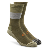 Copper Sole Men's 2 Pack Merino Wool Crew Socks