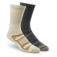 Mi-chaussettes de randonnée pour hommes, Repreve, Copper Sole, paquet de 2&nbsp;paires