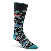 Mi-chaussettes fantaisistes à motifs pour hommes, Denver Hayes Front_Three_Fourths_Angled_Right