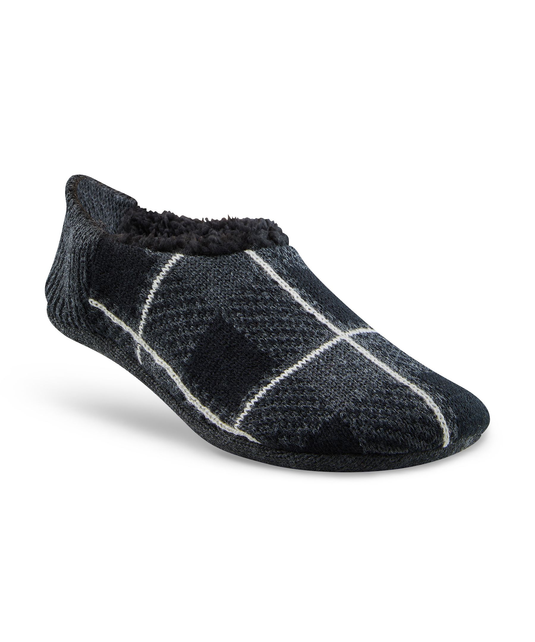 WindRiver Men s Heritage Cabin Sherpa Lined Bootie Socks Marks