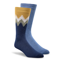 Chaussettes pour bottes rustiques pour hommes, Heritage, WindRiver, paquet de 2 paires Front_Three_Fourths_Angled_Right