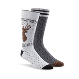 Chaussettes ultradouces pour hommes, Heritage, WindRiver, paquet de 2 paires Front_Three_Fourths_Angled_Right