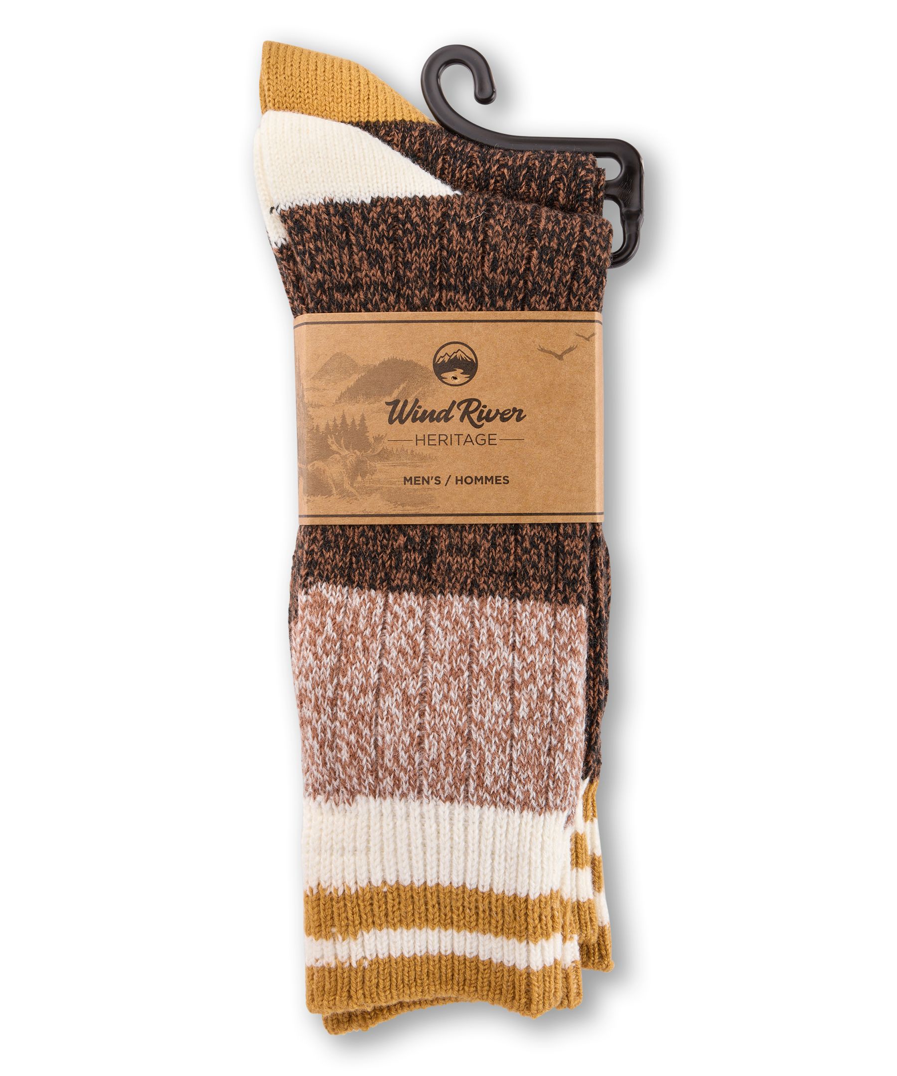 Chaussettes pour bottes traditionnelles pour hommes, Heritage, WindRiver, paquet de 2&nbsp;paires