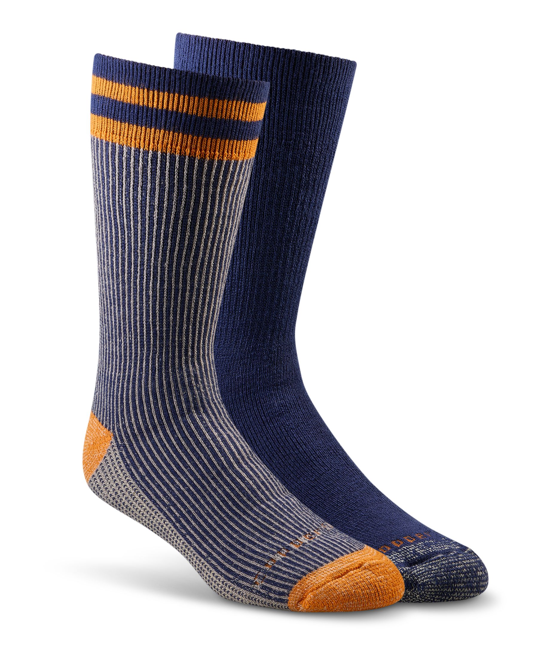 Mi-chaussettes isothermes brossées T-MAX HEATMD pour hommes, Copper Sole, paquet de 2