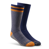 Copper Sole Men's T-MAX HEAT® Brushed Thermal Crew Socks, 2 Pack Front_Three_Fourths_Angled_Right