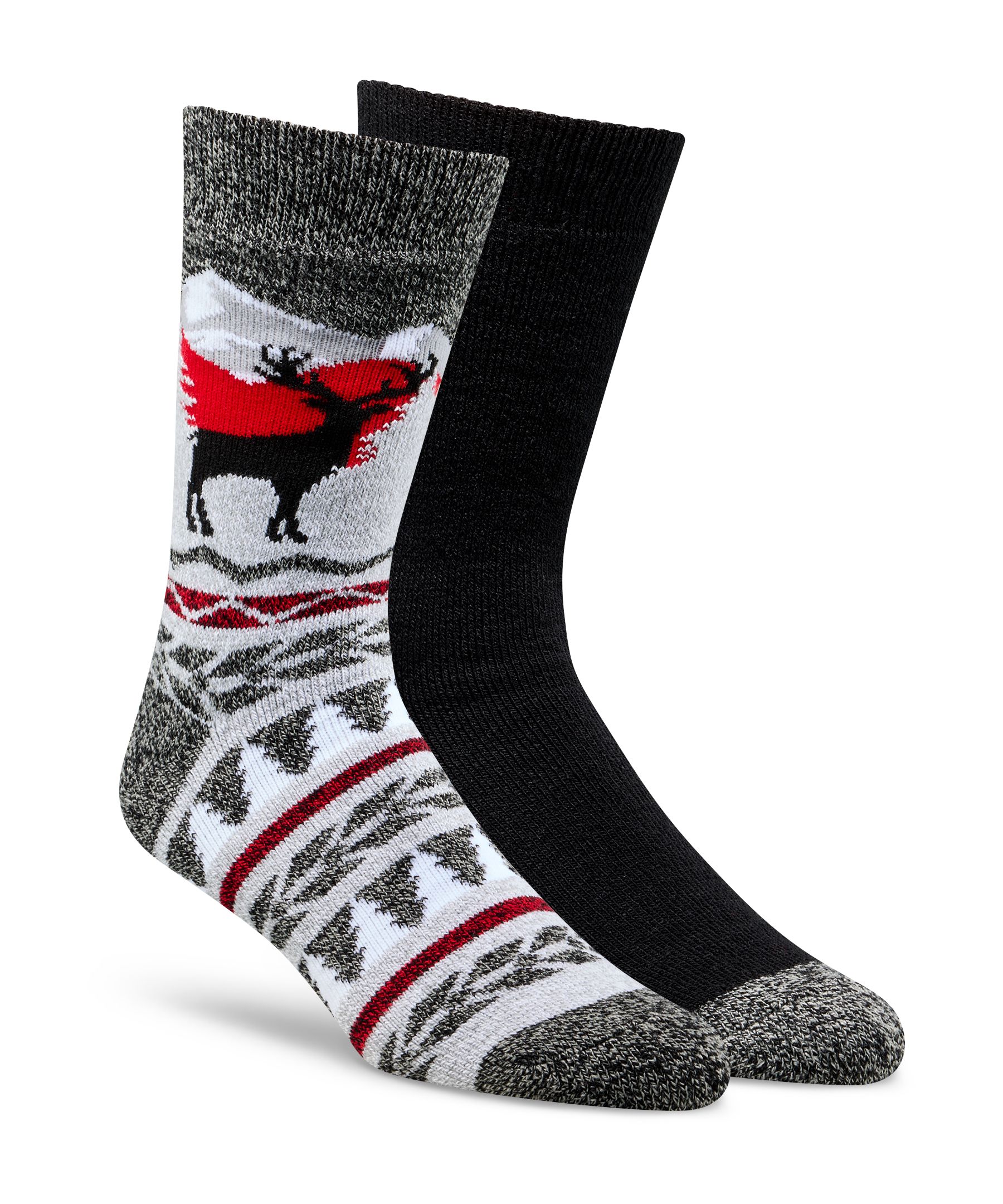 Columbia Men's Brushed Thermal Socks, 2 Pack