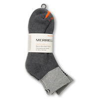 Merrell Men's Wool Work Quarter Socks, 3 Pack Front_Flat