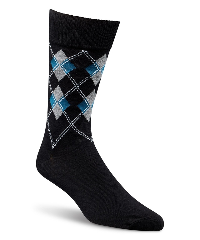 Denver Hayes Men's Novelty Pattern Casual Crew Socks