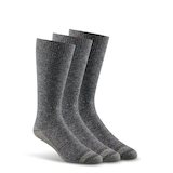 Copper Sole Casual Nep Crew Socks, 3 Pack Front_Three_Fourths_Angled_Right