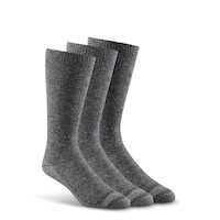 Copper Sole Casual Nep Crew Socks, 3 Pack Front_Three_Fourths_Angled_Right