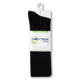 Welmax Men's Bioceramic™ Non-Binding Casual Socks, 2 Pack Front_Flat