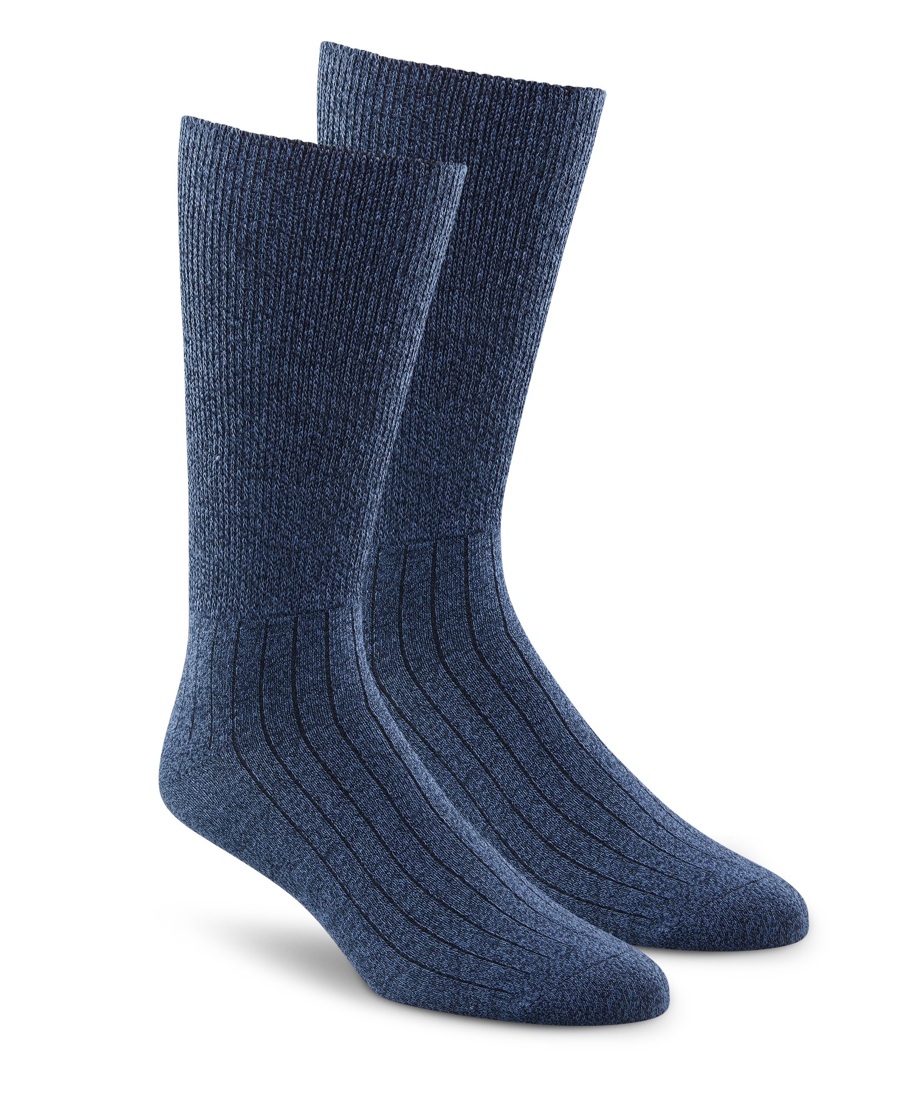 Welmax Men's Bioceramic™ Non-Binding Casual Socks, 2 Pack