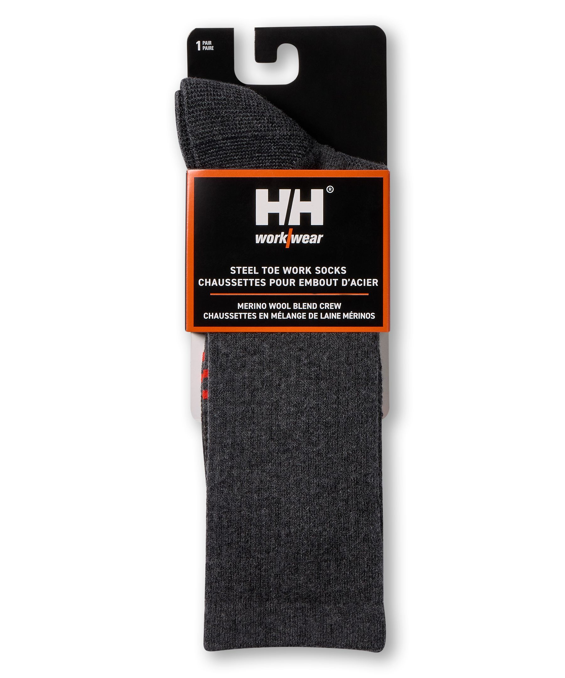 Helly Hansen Workwear Men's Steel Toe Tall Crew Socks