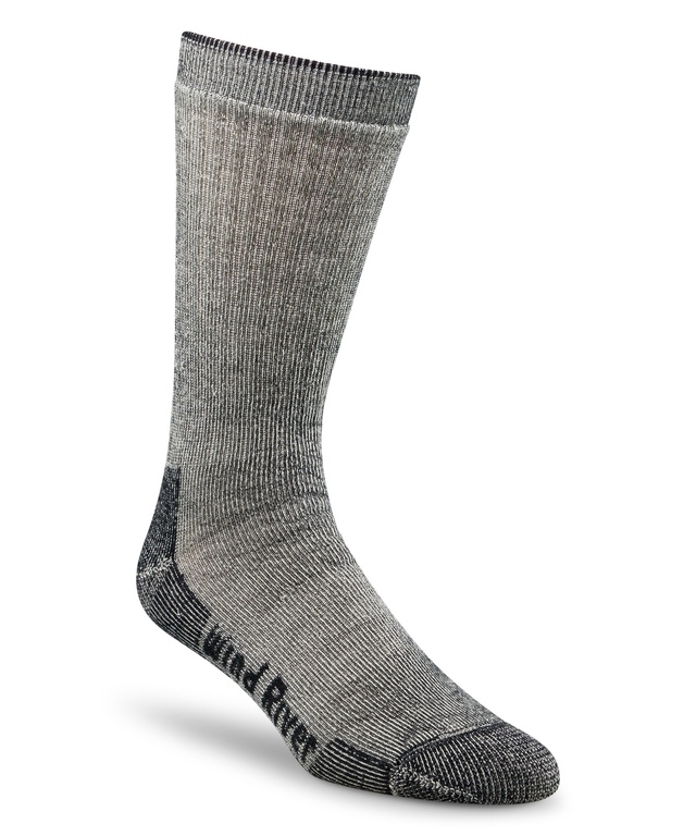 WindRiver Men's Midweight Merino Blend Crew Socks