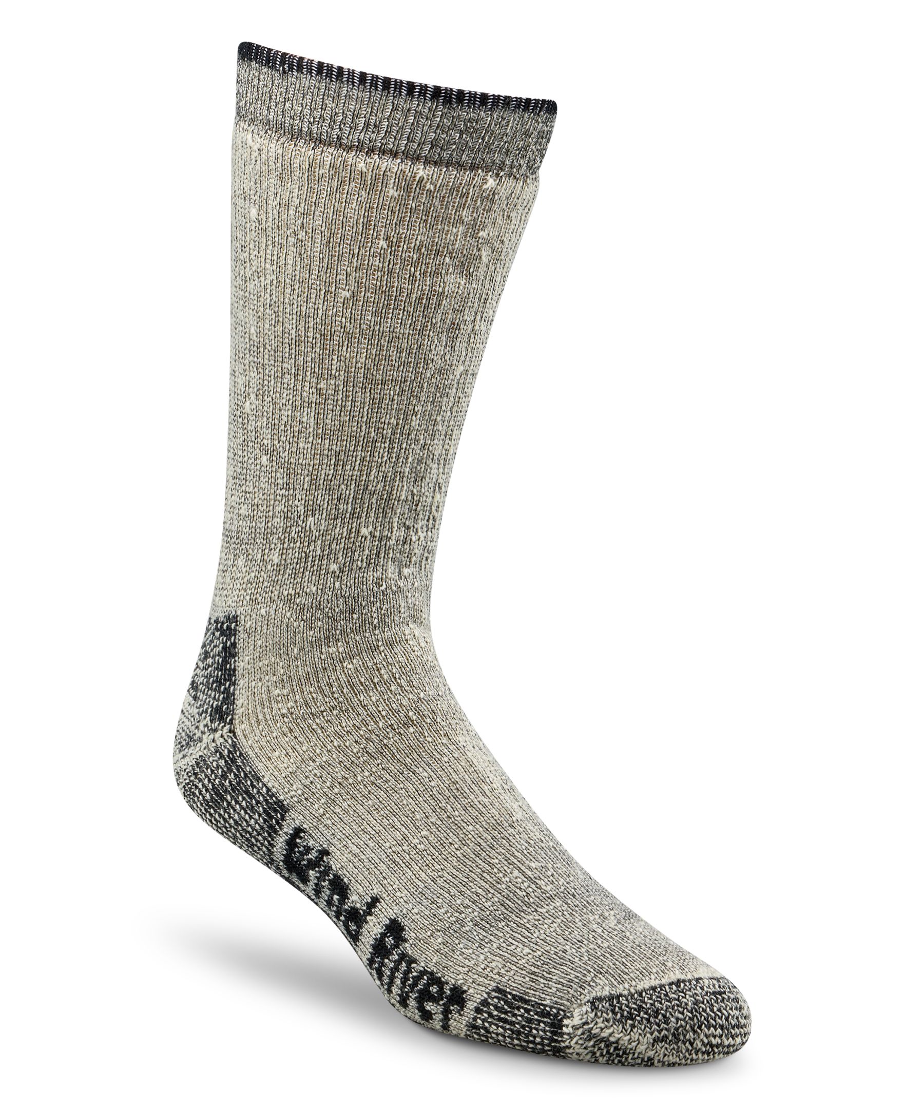 Mi-chaussettes épaisses en mélange de laine mérinos pour hommes, WindRiver