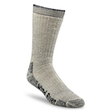 WindRiver Men's Heavyweight Merino Blend Crew Socks Front_Three_Fourths_Angled_Right