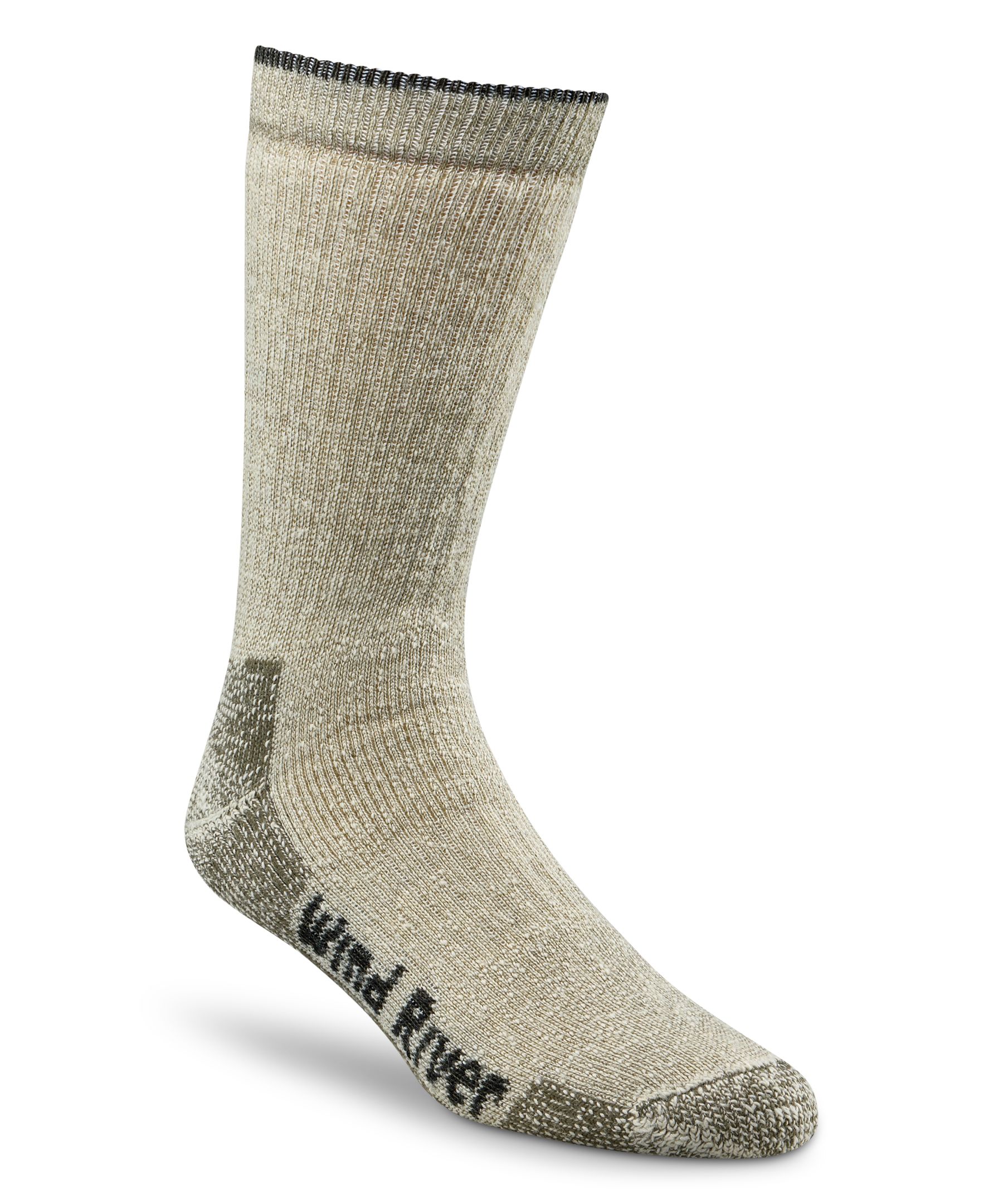 Mi-chaussettes épaisses en mélange de laine mérinos pour hommes, WindRiver