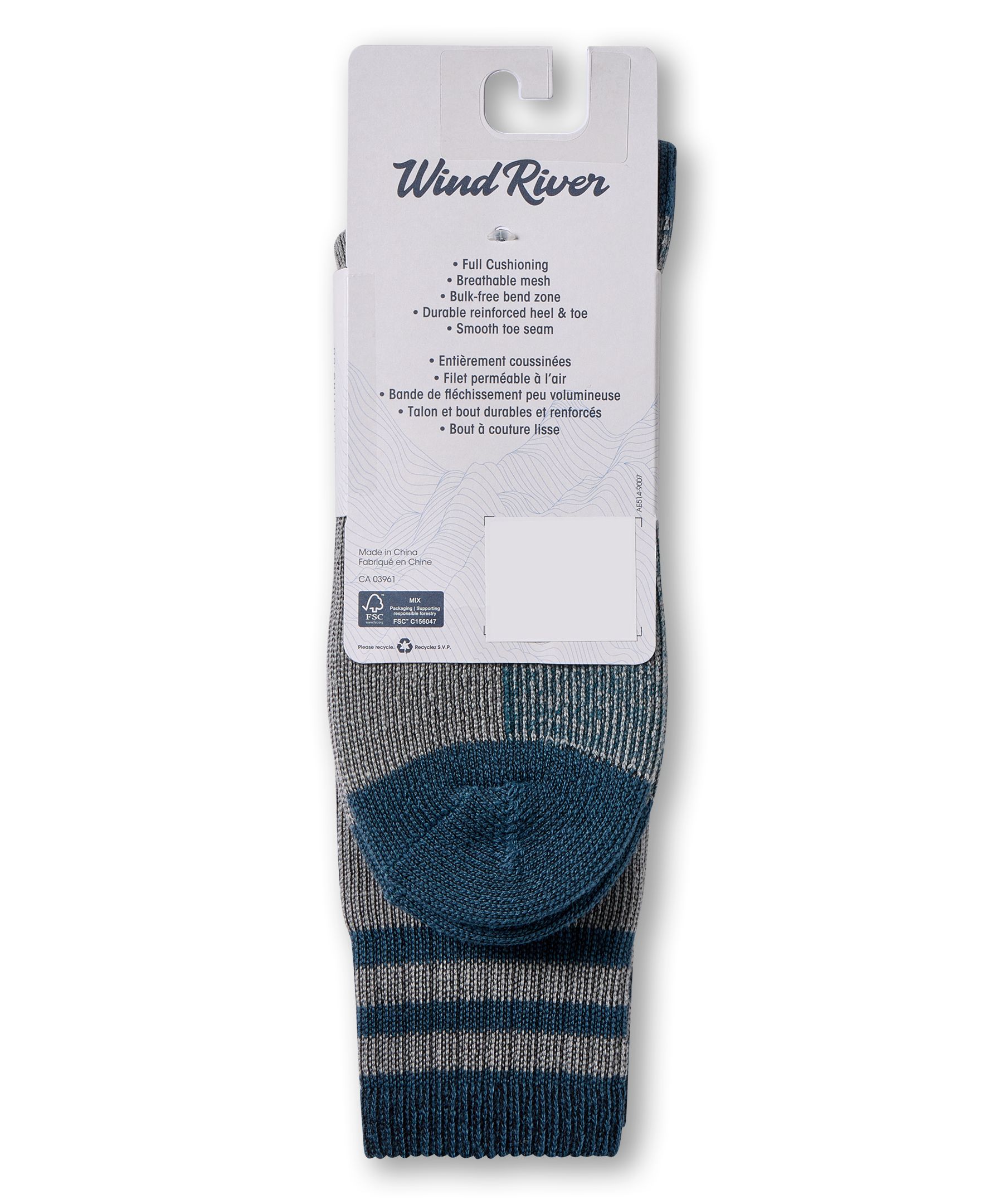 Mi-chaussettes isothermes pour bottes pour hommes, WindRiver