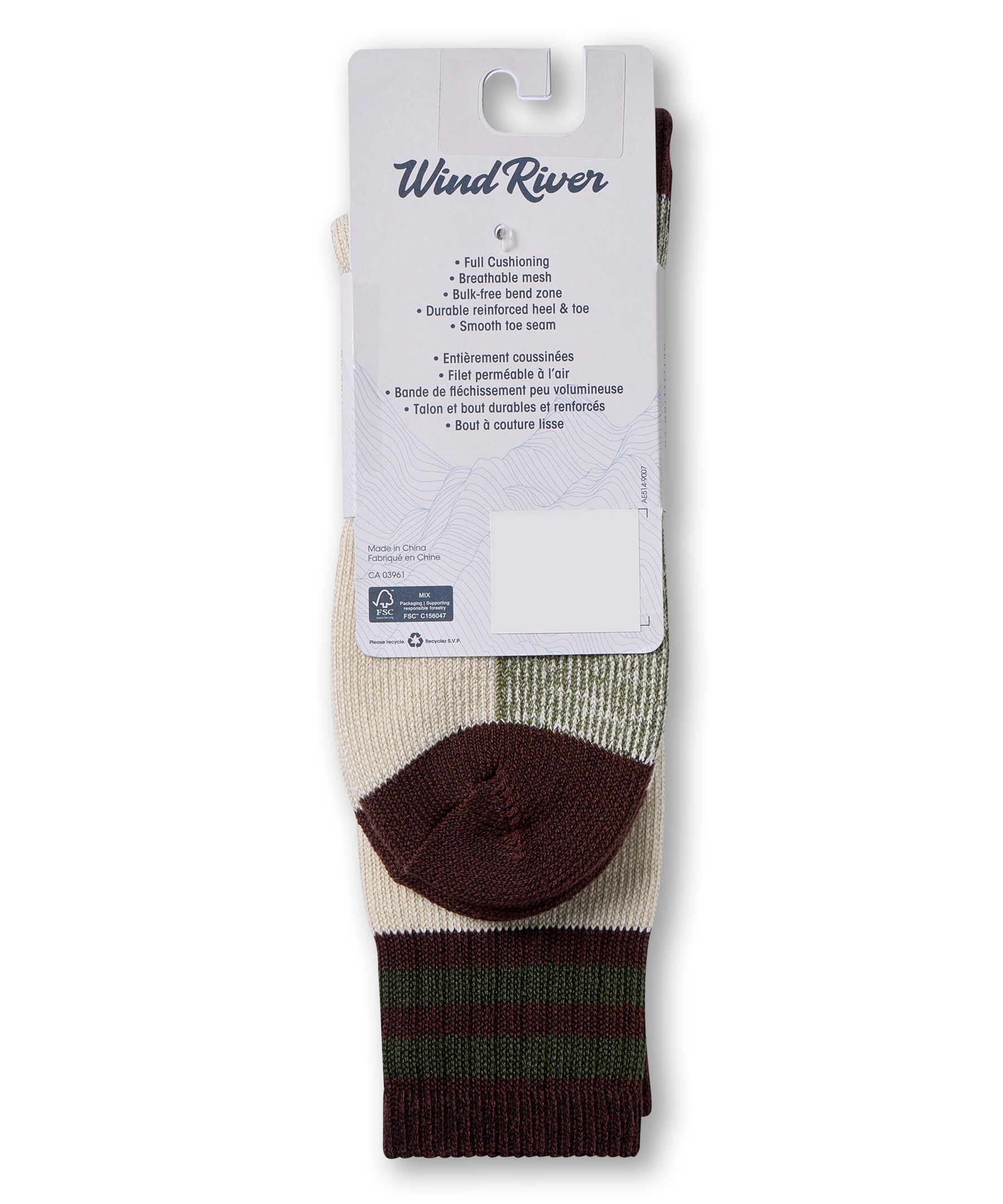 Mi-chaussettes isothermes pour bottes pour hommes, WindRiver