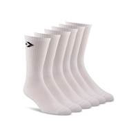Mi-chaussettes de sport pour hommes, Converse, paquet de 3 paires Front_Angled_Right