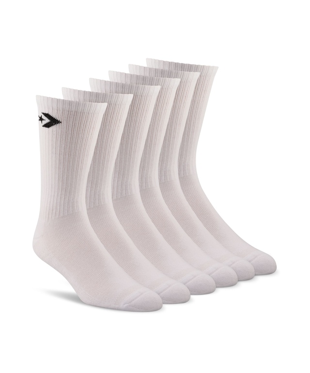Mi-chaussettes de sport pour hommes, Converse, paquet de 3 paires Front_Angled_Right