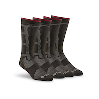Columbia Men's Poly Mesh Crew Socks, 4 Pack Front_Angled_Right