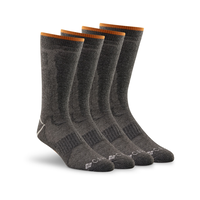 Columbia Men's Poly Mesh Crew Socks, 4 Pack Front_Angled_Right