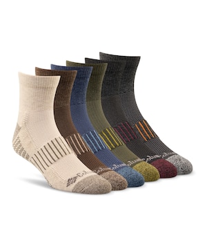 Chaussettes de sport un quart pour hommes, Columbia, paquet de 6 paires