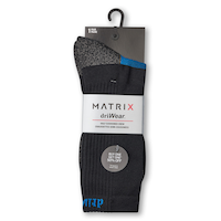 Mi-chaussettes de sport driWearMC pour hommes, Matrix - Achetez-en un paquet et obtenez-en un autre Front_Flat
