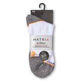 Matrix Men's BOGO driWear™ Quarter Cut Sport Socks Front_Flat