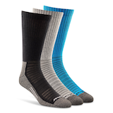 Mi-chaussettes de sport techniques driWearMC pour hommes, Matrix, paquet de 3&nbsp;paires Front_Three_Fourths_Angled_Right