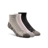 Chaussettes sport basses techniques driWearMC pour hommes, Matrix, paquet de 3 paires Front_Angled_Right