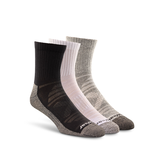Matrix Men's driWear™ Tech Quarter Cut Sport Socks, 3 Pack Front_Angled_Right