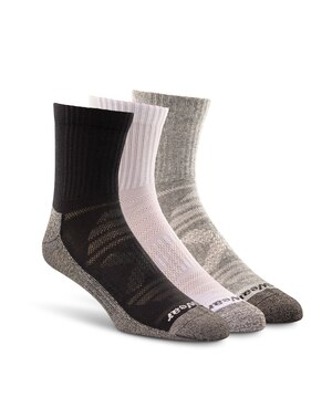 Mi-chaussettes sport techniques driWearMC pour hommes, Matrix, paquet de 3&nbsp;paires