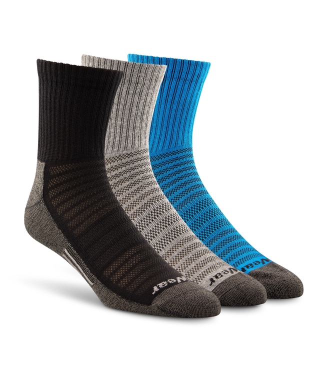 Matrix Men's driWear™ Tech Quarter Cut Sport Socks, 3 Pack
