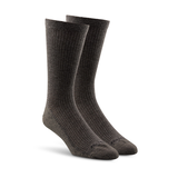 Denver Hayes Men's driWear™ Textured Casual Socks, 2 Pack Front_Angled_Right