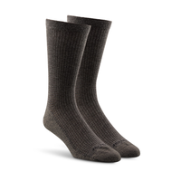 Denver Hayes Men's driWear™ Textured Casual Socks, 2 Pack Front_Angled_Right