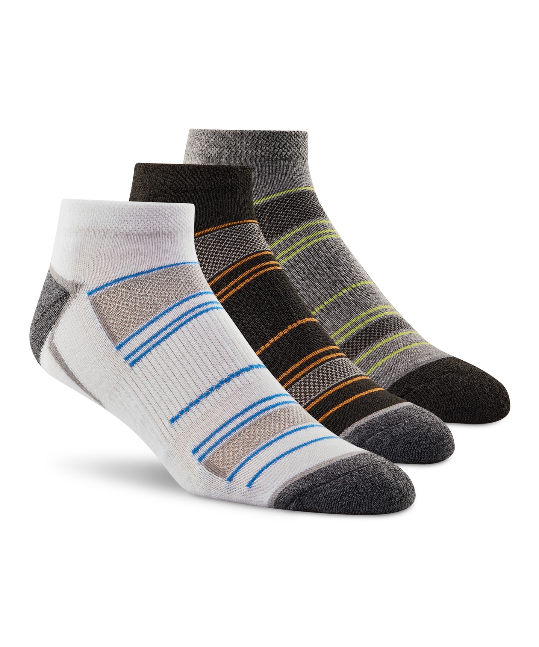 Chaussettes sport basses pour hommes, Matrix, paquet de 3&nbsp;paires - Achetez-en un paquet et obtenez-en un autre